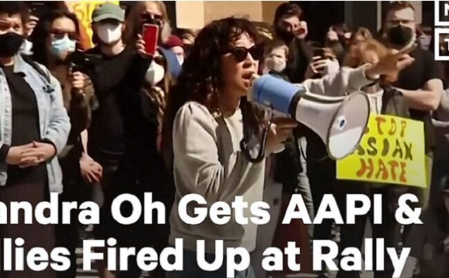 Sandra Oh Gives Fiery Speech at Rally Against Asian Hate　　　　　 YouTubeチャンネル　NowThis News